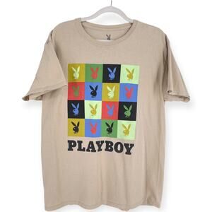 Playboy Bunny Logo Icon Tad Pop Art Culture Andy Warhol Style Shirt M Unisex